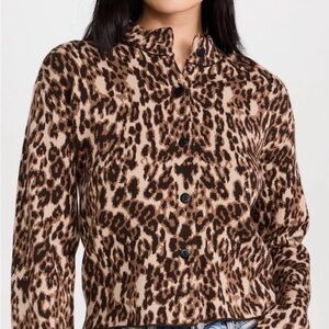 NWT Leopard Print Cardigan, Size M